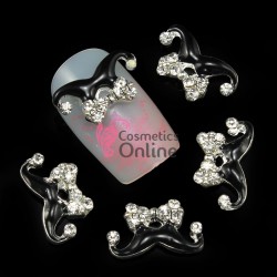 Decoratiuni 3D Metalice 089 Caciula Arlechino cu Stras 